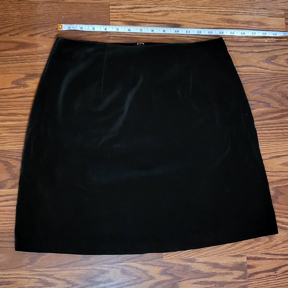 Black A-Line Mini Skirt